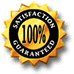 100% Satisfaction guaranteed Satisfaction guaranteed